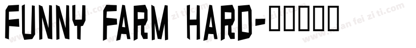Funny farm hard字体转换